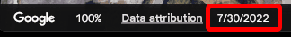 Google Earth last updated